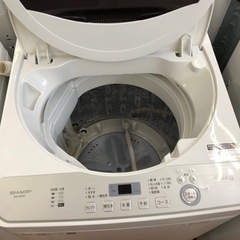 安心の6ヶ月保証付き！！SHARP 全自動洗濯機 取りに来れる方限定！売り