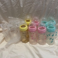 哺乳瓶セット(母乳実感・産院用・ガラス・プラスチック)