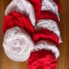 紅白帽　11個