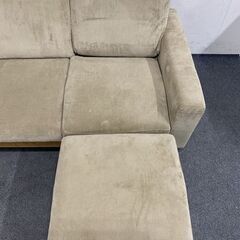 ニトリ/NITORI カウチソファーアウロス ファブリック シンプル S型スプリング 中古家具 店頭引取歓迎 R7536