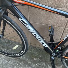 リサイクルショップどりーむ荒田店　No961 エコNo17256X ロードバイク　２８インチ　カノーバ―　ウラノス　ギア切り替え３×７段変速　カッコいいロードバイクです♪