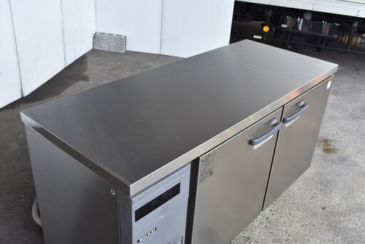 ≪yt893ジ≫ 2021年製 フクシマガリレイ 業務用冷蔵庫 LRC-150RM 幅150cm 横型2ドア コールドテーブル AC100V 福島/GALILEI 50819-03