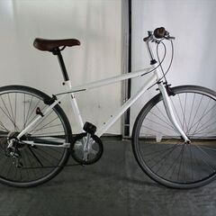 D52 ☆10500円☆整備済み スポーツ中古自転車 【クロスバイク 白 700c】