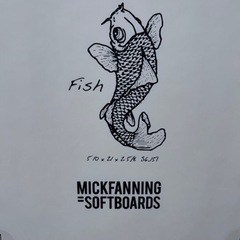 サーフボード　ミックファニング　クマフィッシュ