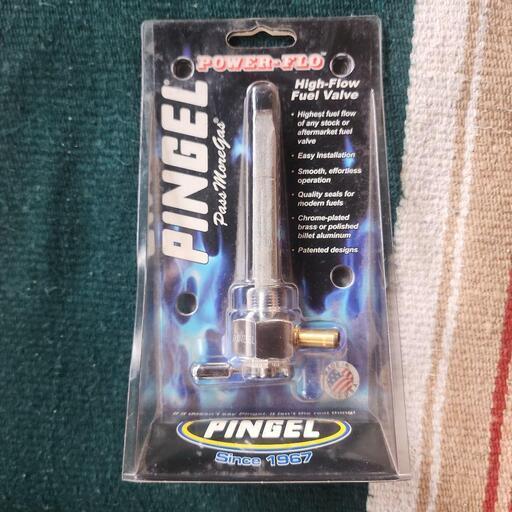 pingel ピンゲル　ハイフローガソリンコック　1/4NPT　4000シリーズ　ガソリンタンク ガソリンコック ハーレー ガスコック 六角