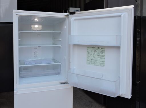 アクア 冷蔵庫 AQR-17JBK 2020 AQUA 2ドア冷蔵庫 白 一人暮らし 168L