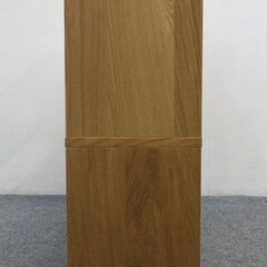 無印良品/MUJI スタッキングシェルフセット・3段×2列・オーク材 中古 