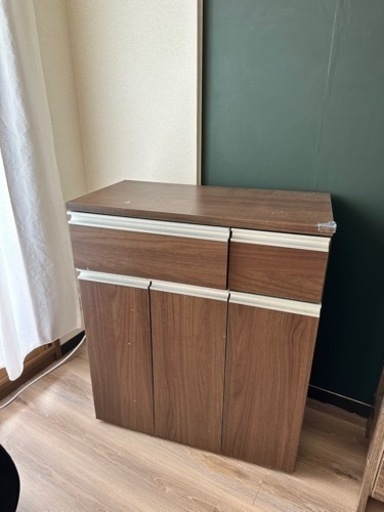 収納棚＋ゴミ箱収納（３つの分別可能）