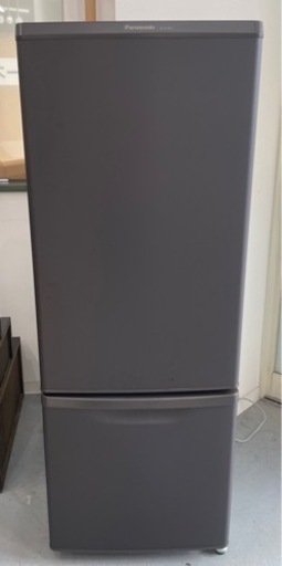 【美品】Panasonic パナソニック ノンフロン冷凍冷蔵庫 NR-B17BW-T形 2019年製 168L 2ドア マットビターブラウン