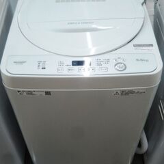 ☆値下げしました☆【中古品】洗濯機 シャープ ES-GE5D 5.0kg 2020年