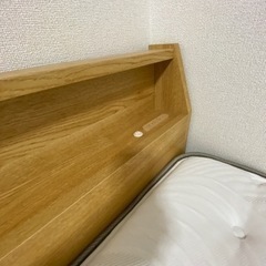 クイーンベッド　2段マットレスニトリ　2021年　美品