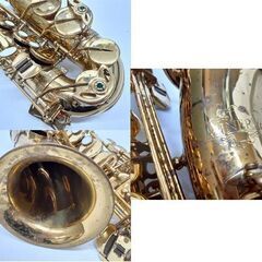 ジャンク扱い MINERVA アルトサックス 型番不明 ハードケース付き