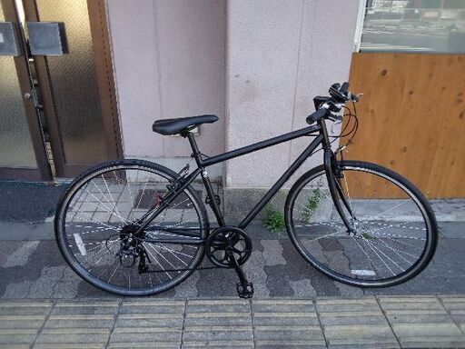 美品☆700c シティークロスバイク 6speed/ブラック