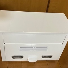 ［お譲り先決まりました］白ポスト　　南京錠おまけ付き　ほぼ新品