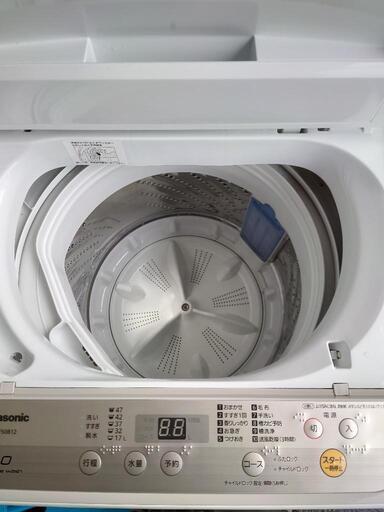【売ります】パナソニック　洗濯機　5kg　NA-F50B12　2019年製