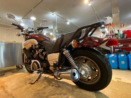 □ YAMAHA VMAX 1FK ヤマハ ブイマックス 1200cc 1985年式 ラップ塗装