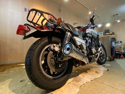 □ YAMAHA VMAX 1FK ヤマハ ブイマックス 1200cc 1985年式 ラップ塗装 実動 バイク 札幌発★ □ YAMAHA VMAX 1FK ヤマハ ブイマックス 1200cc 1985年式 ラップ塗装