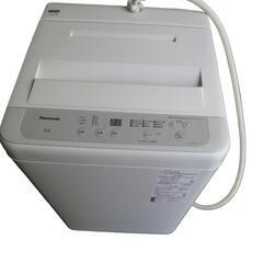 【売ります】パナソニック　洗濯機　5kg　NA-F5B1　2022年製