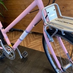 新春SALE！防犯登録料　無料！【SALE！giant SUITTO W 前後タイヤ・チューブ新品！】7速　26インチマウンテンバイク　ピンク