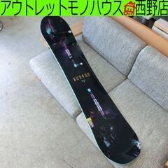 BURTON DEJAVU スノーボード 146cm 黒系 バー...