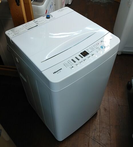 3か月間保証☆配達有り！17000円(税別）ハイセンス 4.5㎏ 全自動 洗濯機 2021年製