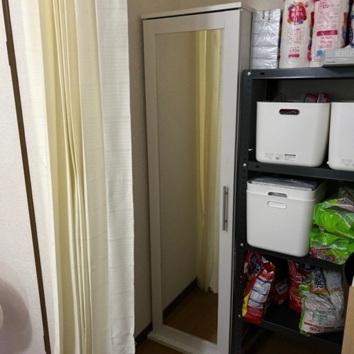 ニトリ鏡つき収納棚　引っ越しの為