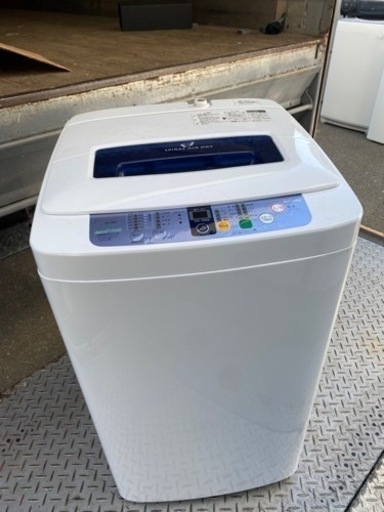 福岡市内配送設置無料　Haier+4.2kg全自動洗濯機+ホワイト JW-K42F(W)
