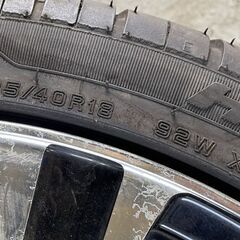 ※11/30以降掲載取り下げ！在庫全処分セール※【TH-015】ホイール+タイヤセット☆225/40R18☆18x8J 5穴/42/PCD114.3