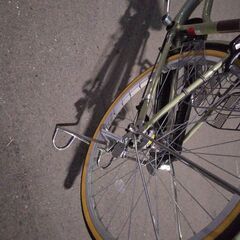 自転車24インチ　3段ギア付き　美品　パステルグリーン