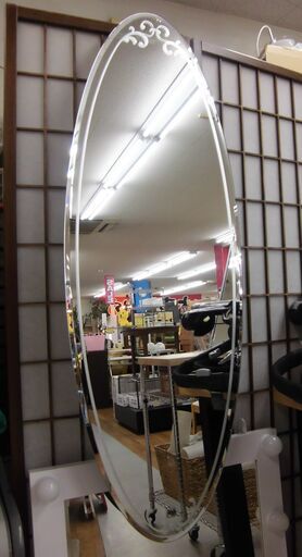 R466 Arte Mirror 壁掛けミラー、全身壁掛ミラー、幅43cm - 掛時計/柱時計