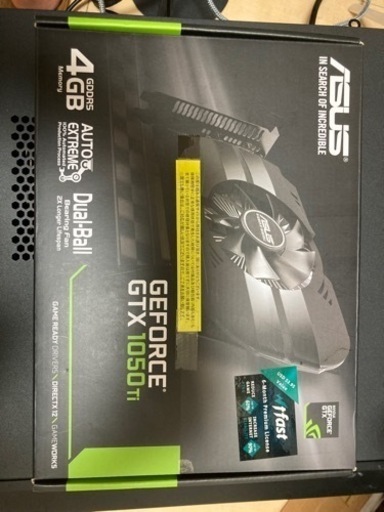 【ASUS】GEFORCE GTX1050Ti 4GB 箱付き