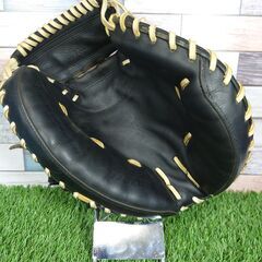 ミズノプロ 硬式用キャッチャーミット 捕手用 ビッグM ヨーロピアンキップレザー 野球 中古グローブ グラブ