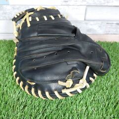 ミズノプロ 硬式用キャッチャーミット 捕手用 ビッグM ヨーロピアンキップレザー 野球 中古グローブ グラブ