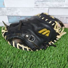 ミズノプロ 硬式用キャッチャーミット 捕手用 ビッグM ヨーロピアンキップレザー 野球 中古グローブ グラブ