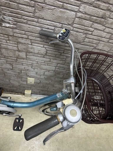 東京23区配達無料 Panasonic パナソニック ビビSX 6.6Ah電動自転車☆中古☆