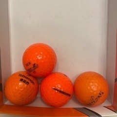 ロストボール4個　オレンジ色