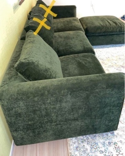 今週末引取限定価格 フランフラン18万 3人掛ソファー