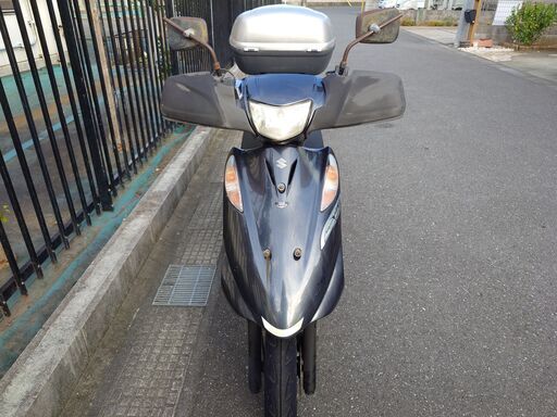 中古 実働車 スズキ アドレスV125 CF46A型 GIVIリアBOX付 K7型？