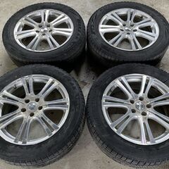 ※11/30以降掲載取り下げ！在庫全処分セール※【TH-016】MANARAYホイール+ブリジストンタイヤセット☆225/55R18☆18x7J 5穴55/PCD114.3