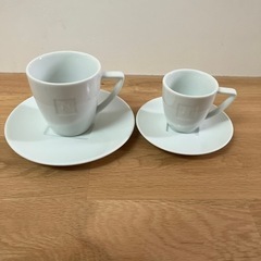 ネスプレッソ コーヒーカップ＆ソーサラー 大小2個セット