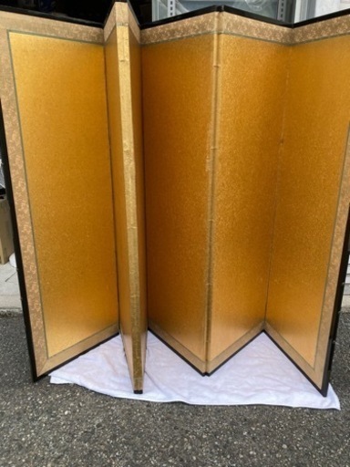 屏風　茶道具　大型　昭和レトロ　アンティーク