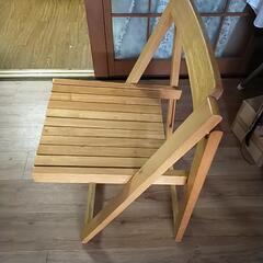 木製折り畳み式椅子