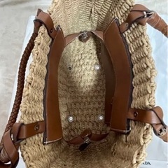 新品未使用 PRADAプラダ　ハンドバッグ　かごバッグ
