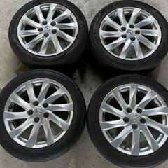 ※在庫全処分※【TH-025】マツダ純正ホイール+ヨコハマタイヤセット☆215/50R17☆17x7J 5穴/PCD114.3