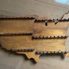 木製 飾りスプーン ディスプレイ ラック-1