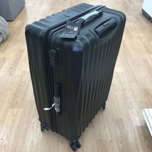 ★ジモティ割あり★  スーツケース ブラック H76×W29×D49 クリーニング済み KJ3155