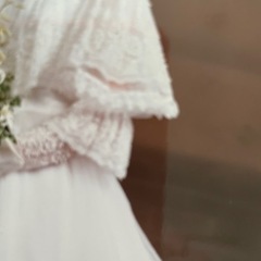 【取引完了】ウエディングドレス　一度着用　アンティーク　定価約100万