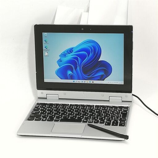 送料無料 高速SSD 10.1型ワイド タブレット NEC PC-VKF11T1B1 中古美品 Celeron 4GB 無線 Wi-Fi Bluetooth Webカメラ Windows11 Office