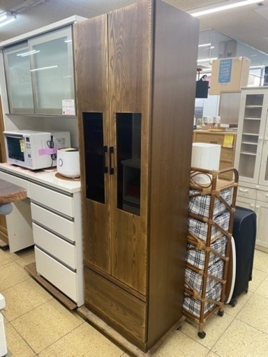 河口家具 陣 食器棚 収納ラック シェルフ キッチンボード