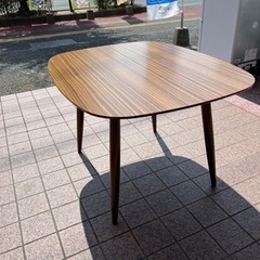 カリモク60 Dテーブル ウォルナット【リサイクルマート下関店】